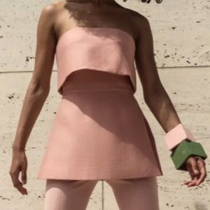 NWT Saint Heron Take Care Tube Top Bustier Blush Sz Medium